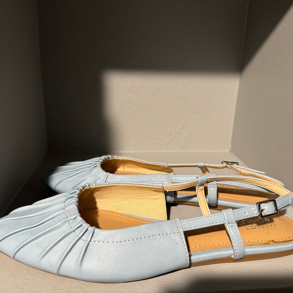 Market & Spruce Blue Flats for Effortless Style